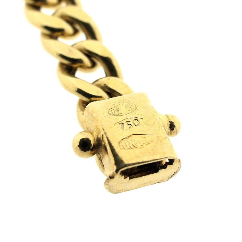 Image 8 of Gold gourmet link bracelet.