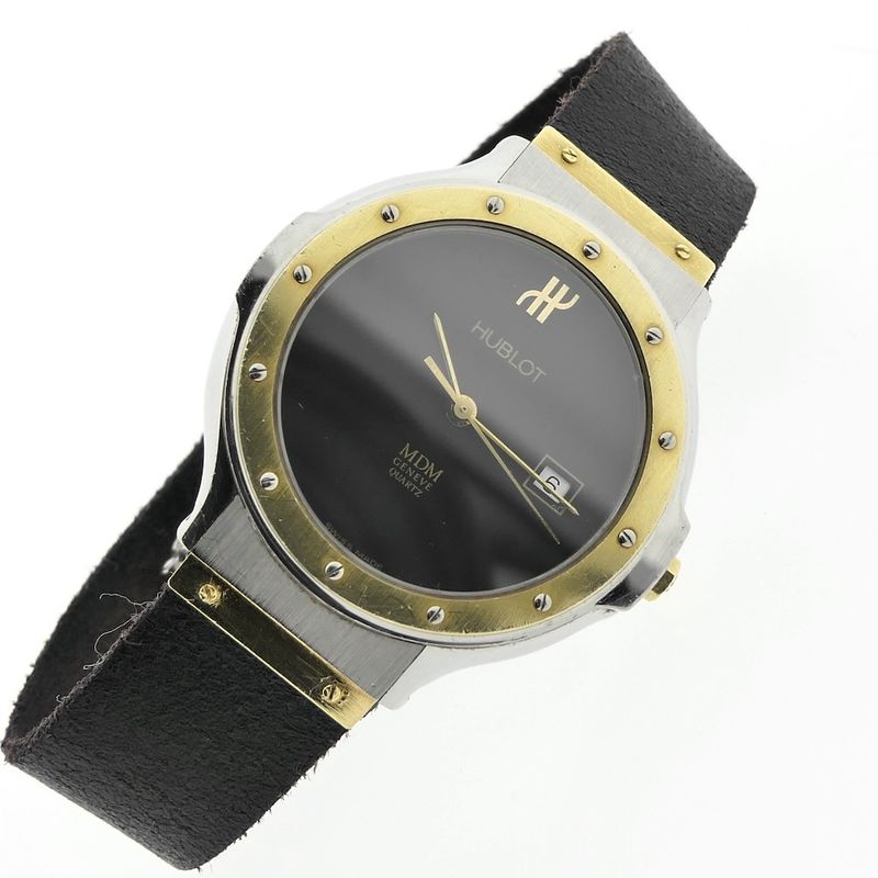 Image 11 of Hublot Classic MDM; Gold/steel watch