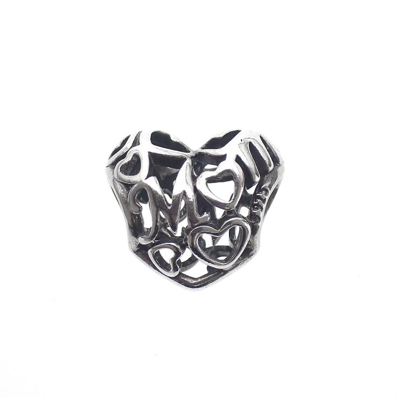 Image 3 of Pandora charm; Silver; Motherly Love