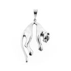 Image 1 of Silver pendant of a panther