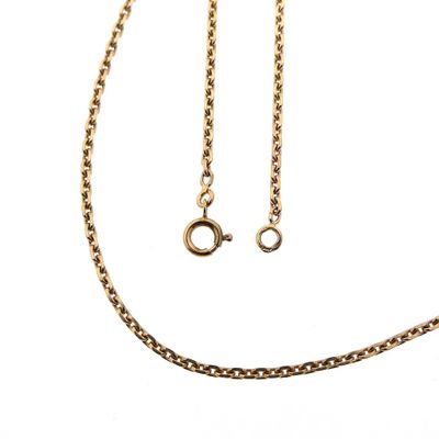 Image 1 of Rose gold anchor link chain