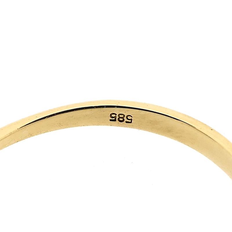 Afbeelding 8 van Gouden ring met parel