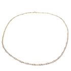 Image 3 of Two-tone gold Figaro link chain.