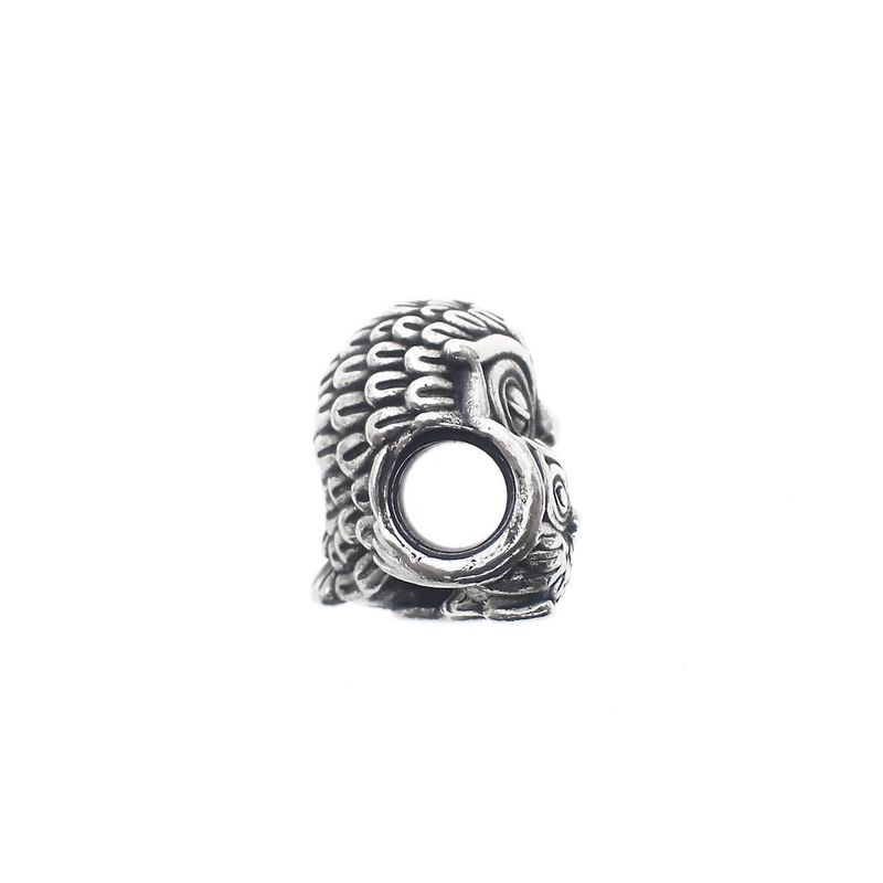 Image 5 of Pandora Moments charm; Silver; Mother and baby owl