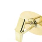 Image 5 of Gold cufflinks with green cameo