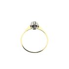 Image 5 of Gold solitaire ring with diamond; 0.07 ct.