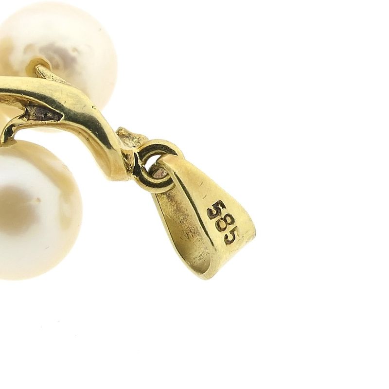 Image 6 of Vintage gold pendant like a cluster of pearls