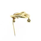 Image 6 of Vintage two-tone gold brooch