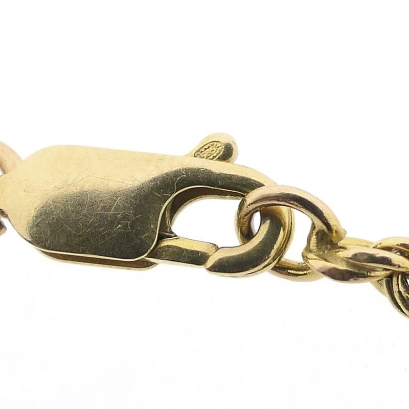 Image 5 of Gold twisted link bracelet | 18.5 cm