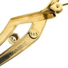 Image 8 of Two-tone gold dynamic brooch with zirconia