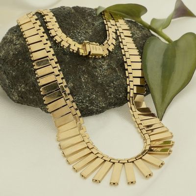 Image 2 of Gold Cleopatra necklace