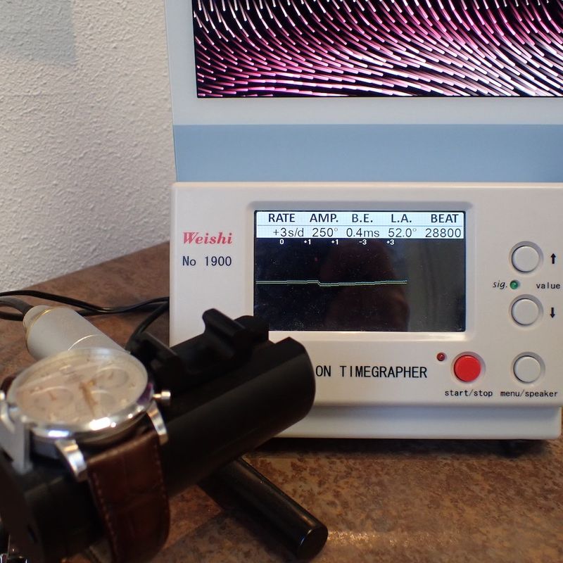 Image 11 of Union Glashütte Diplomat; Chronograph men's watch