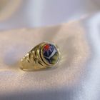 Image 2 of 18-karat gold ala kondre ring | Traditional Surinamese