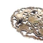 Image 4 of Large silver brooch | Floral design