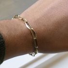 Image 7 of Gold closed for ever bracelet | 21 cm