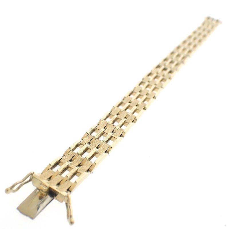 Image 5 of Gold tank link bracelet