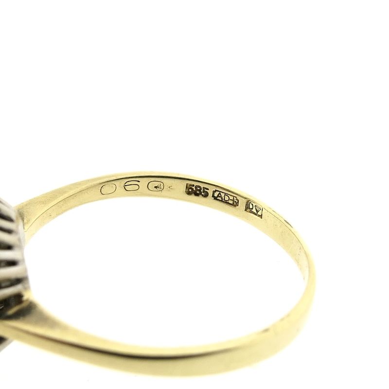 Image 5 of Gold cocktail ring with diamond | 0.60 ct.