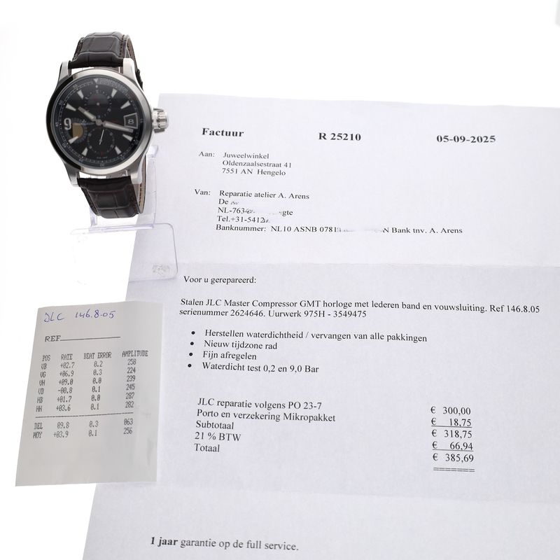 Image 21 of Jaeger-Le-Coultre Master Compressor GMT 146.8.05; Automatic men's watch