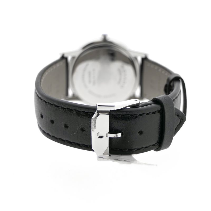 Image 11 of Movado Museum Classic; Steel women's watch with black dial; 0607583