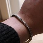 Image 7 of White Gold Tennis Bracelet with Diamonds; 3.64 ct.