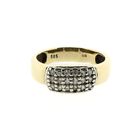 Image 2 of Two-tone gold fantasy ring with zirconia