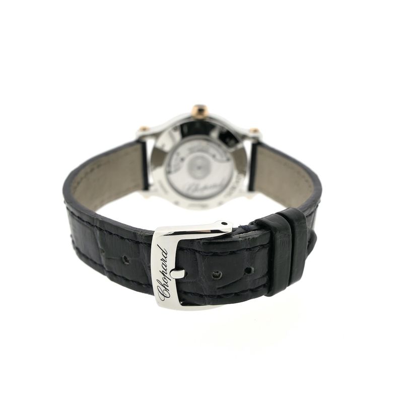 Image 11 of Chopard Happy Sport 'Stars' Automatic 278573; 18k gold/steel women's watch with diamonds
