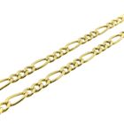 Image 7 of Gold Figaro link chain | 60.5 cm
