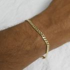 Image 10 of 8 carat flat gourmet link bracelet