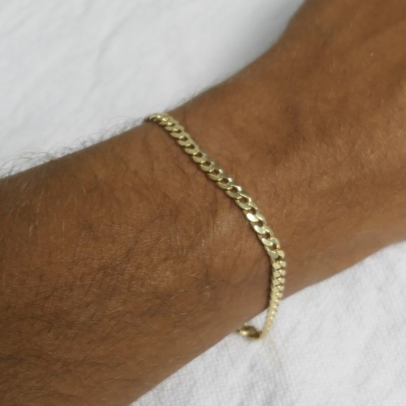 Image 10 of 8 carat flat gourmet link bracelet