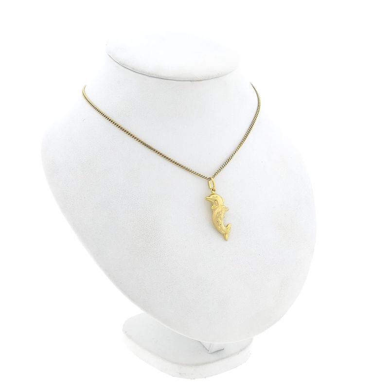 Image 5 of Double Dolphin Pendant; 9 Carat