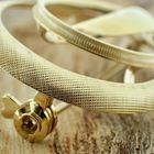 Image 2 of Golden fantasy brooch; Curl