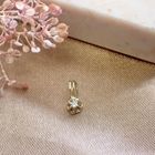 Image 2 of Gold pendant with diamond | 0.15 ct.