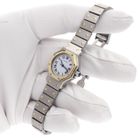 Image 11 of Cartier Santos Octagon Automatic 0907; 18k gold/steel women's watch