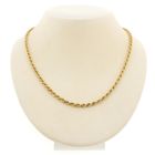 Image 1 of 18K Gold Twisted Link Chain | 51cm