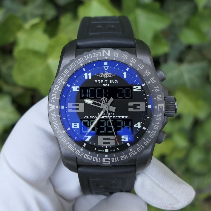 Image 13 of Breitling Cockpit B50 'Night Mission' VB5010; Professional Pilot's watch