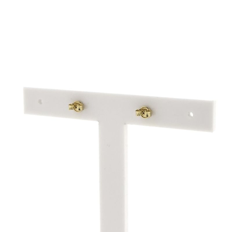 Image 4 of Gold stud earrings | Ball