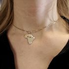 Image 4 of 9 carat African pendant with diamond