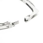 Image 5 of White gold bracelet with diamond; Size XS