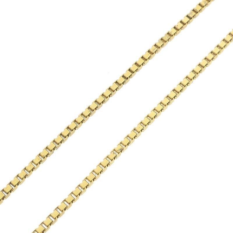 Image 5 of Golden Venetian link chain; 60.5 cm