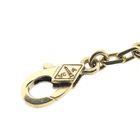 Image 7 of Gold four-leaf clover anchor link bracelet | 16.5 cm - 18.5 cm