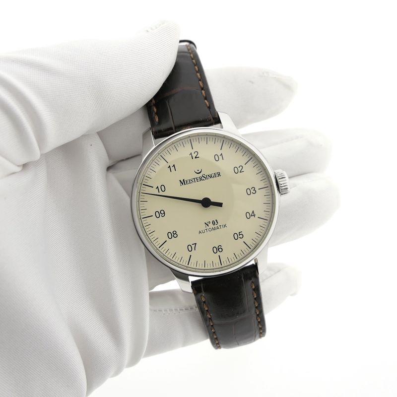 Image 7 of Meistersinger No. 03 Automatik; Automatic men's watch