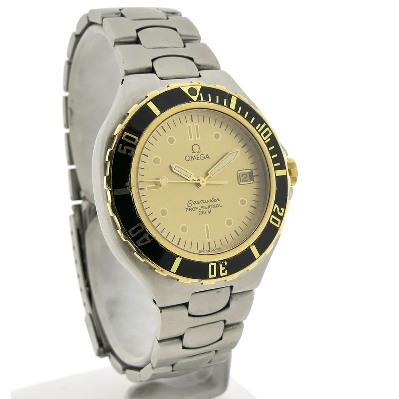Image 3 of Omega Seamaster Pre-Bond 396.1042; Gold/steel men's watch