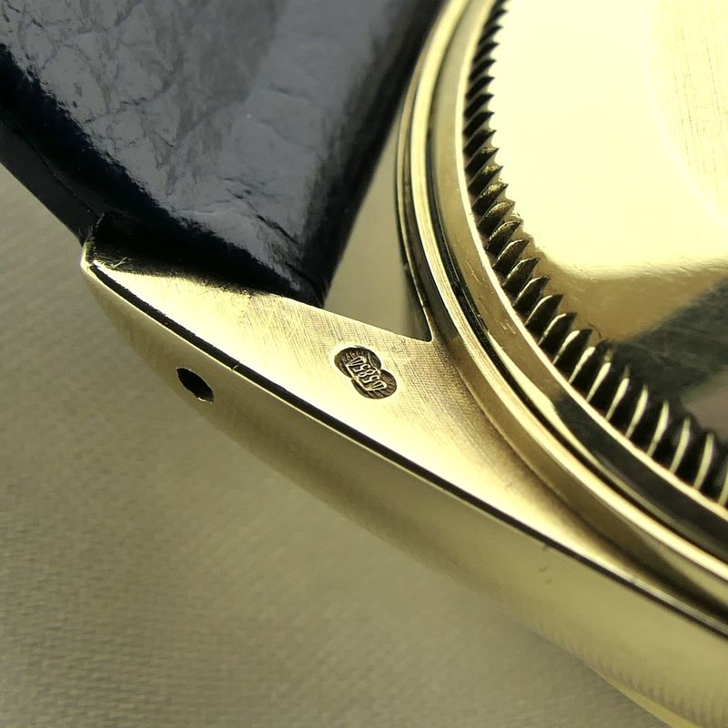 Image 13 of Rolex Oyster Perpetual Date 15037; 14k gold watch