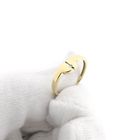 Image 9 of Gold ring with diamond; 0.01 ct.