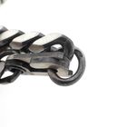 Image 6 of Silver robust gourmet link men's bracelet