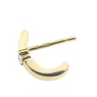 Image 10 of Gold stud earrings with diamond 0.06 ct.