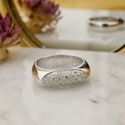 Image 2 of 18-karat white gold pavé ring set with 0.20 ct diamond