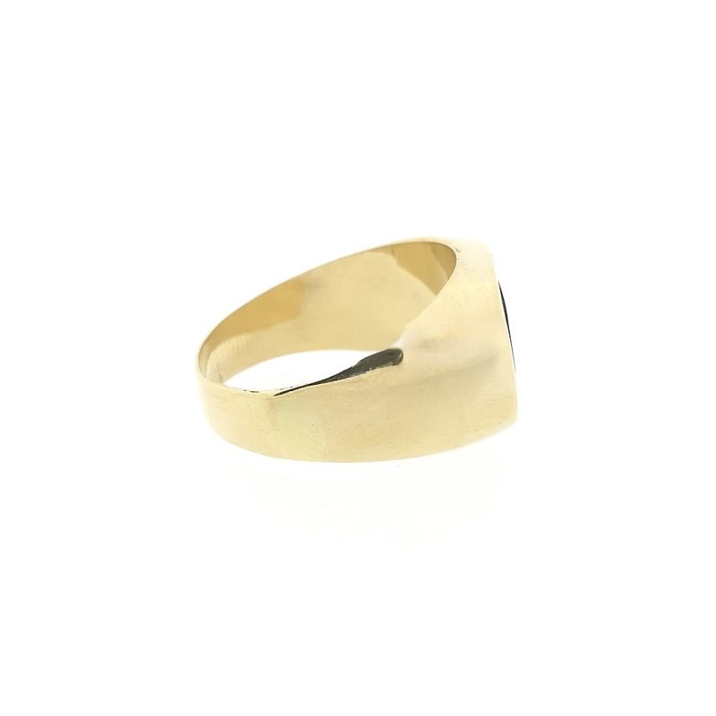 Image 5 of Gold signet ring with onyx | Men