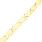 Image 10 of Bicolor Gold Bracelet with Fantasy Links; 18 Karat; 20 cm
