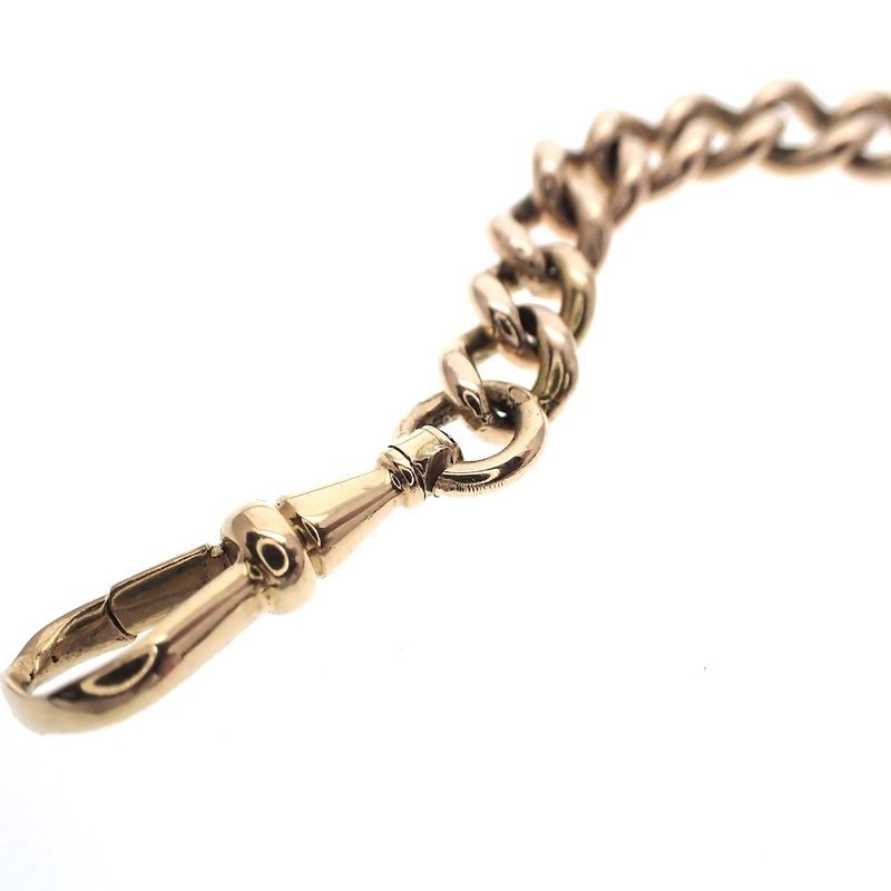Image 3 of Rose gold watch chain; Chatelaine (for a pocket watch)